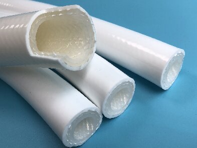食品级双线双层编织硅胶管